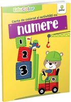 Carte de colorat și activități cu numere
