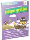 Carte de colorat si activitati cu semne grafice