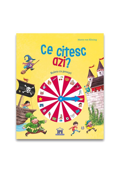 Ce citesc azi? - ruleta cu povesti (carte cu roata)