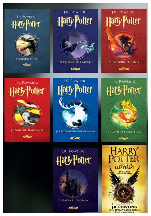 Colectia Harry Potter. Set 8 Volume Arthur poza 2022