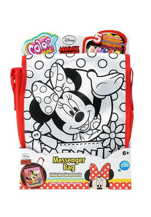 Color Me Mine Messenger Bag Minnie Mouse