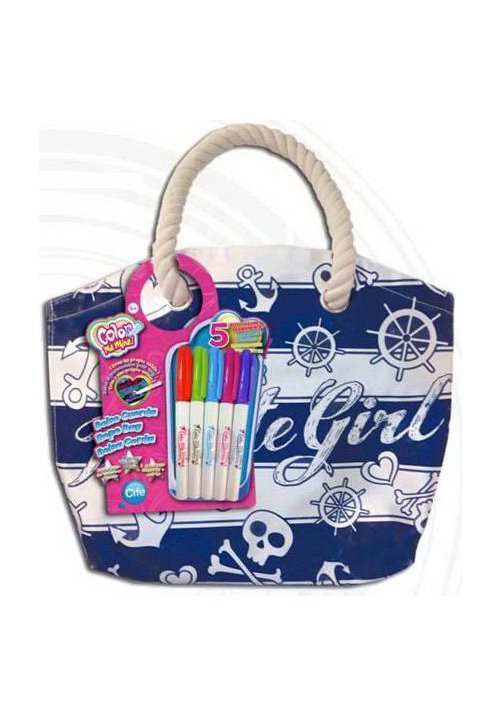 Color Me Mine Rope Bag Pirate Girl