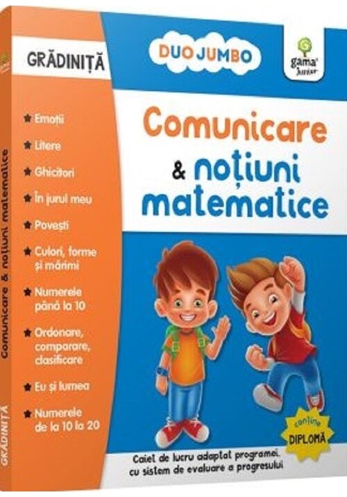 Comunicare si notiuni matematice gradinita