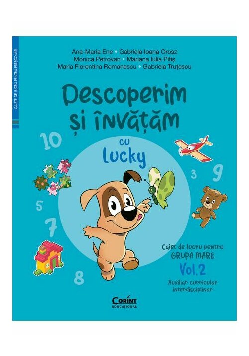 Descoperim si invatam cu Lucky. Caiet de lucru pentru GRUPA MARE – Vol.2