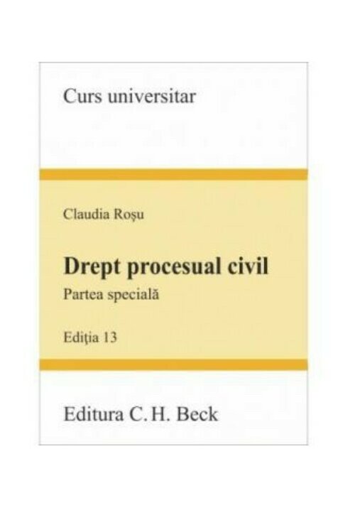 Drept procesual civil. Partea speciala