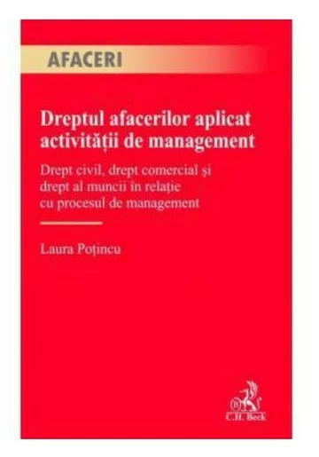 Dreptul afacerilor aplicat activitatii de management