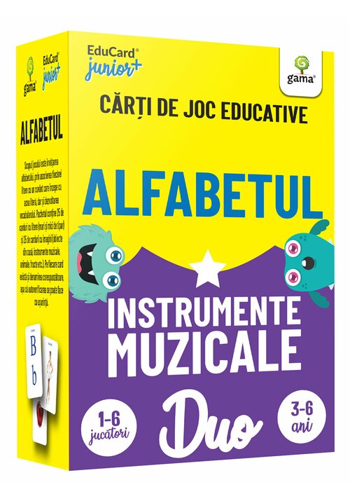 DuoCard - Alfabetul • Instrumente muzicale