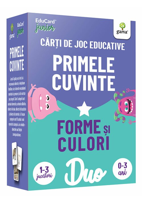 DuoCard - Primele cuvinte • Forme si culori