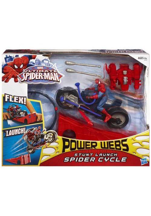 Figurina spider man spider cycle