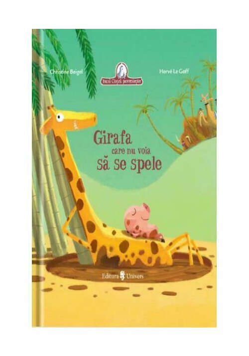 Girafa care nu voia sa se spele
