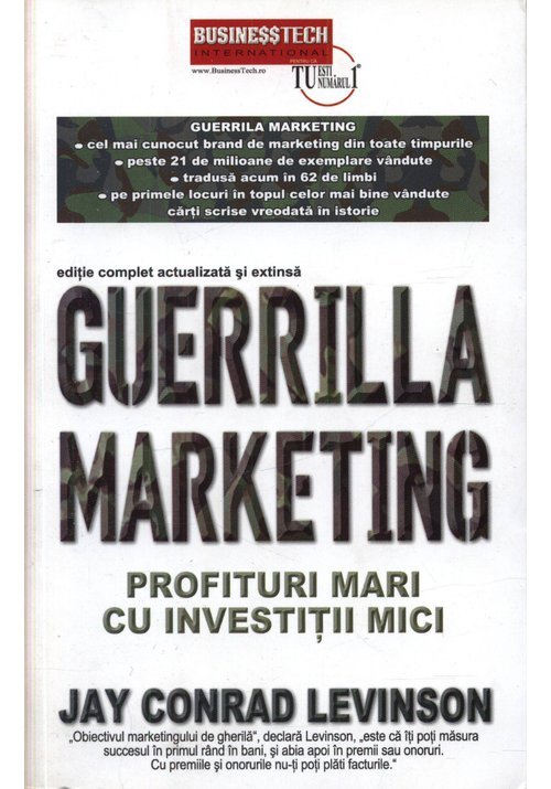 Guerrilla marketing - profituri mari cu investitii mici