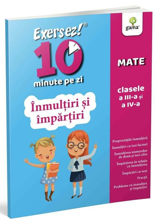 Inmultiri si impartiri • clasele III-IV