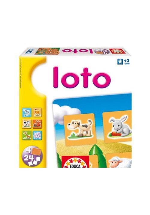 Joc loto cu diverse animale