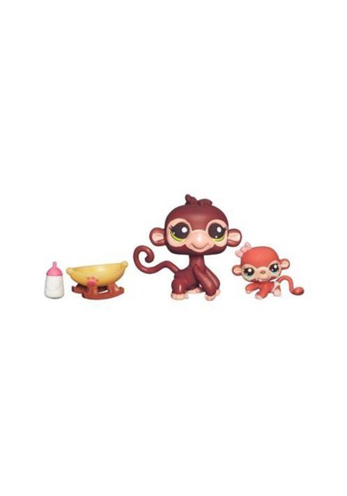 Littlest PetShop Mama si Bebelusul Maimuta