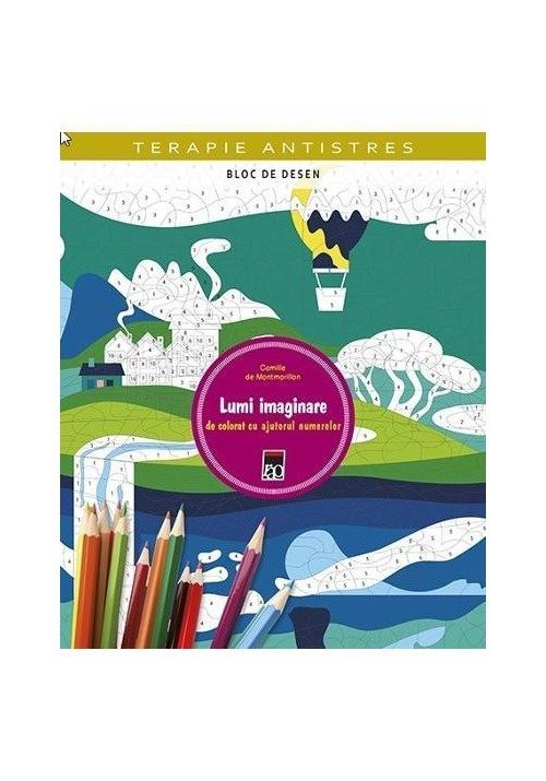 Lumi imaginare de colorat cu ajutorul numerelor