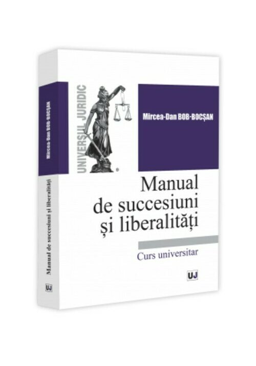 Manual de succesiuni si liberalitati