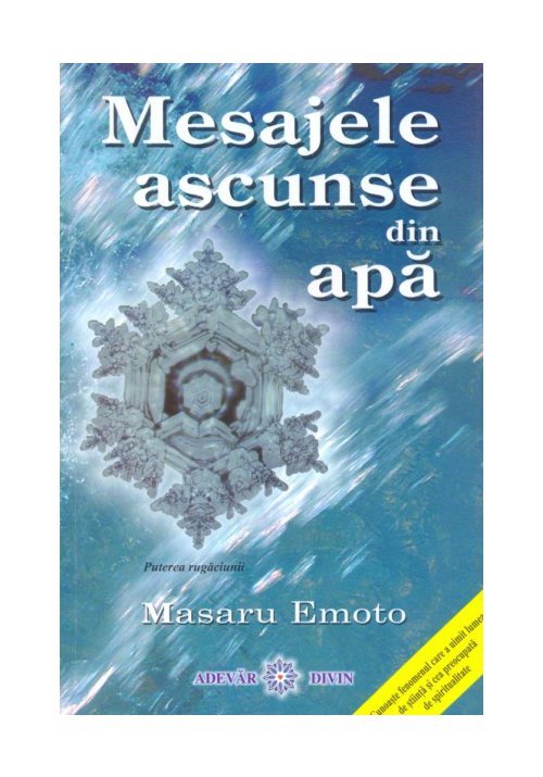 Mesajele ascunse din apa
