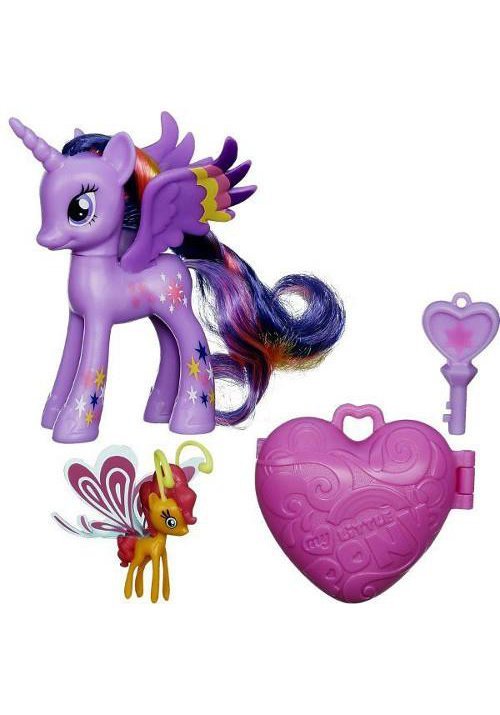 My little pony figurine twilight sparkle si sunset breezie