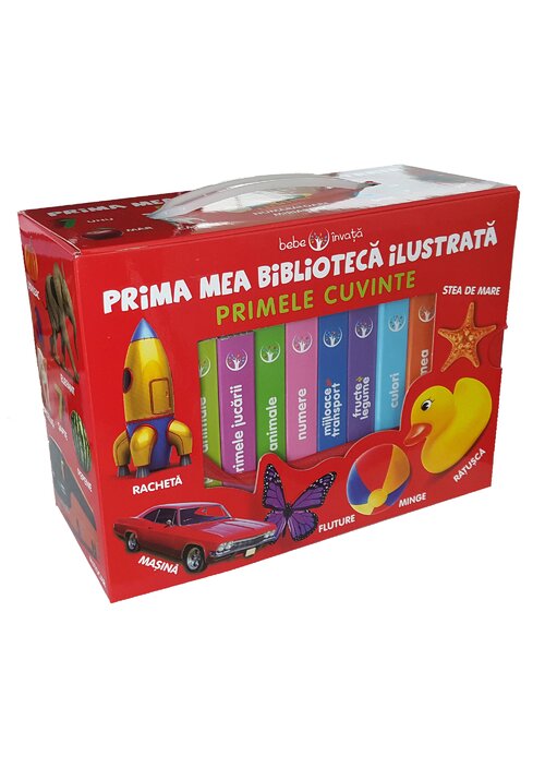 Pachet: bebe invata. prima mea biblioteca ilustrata. primele cuvinte
