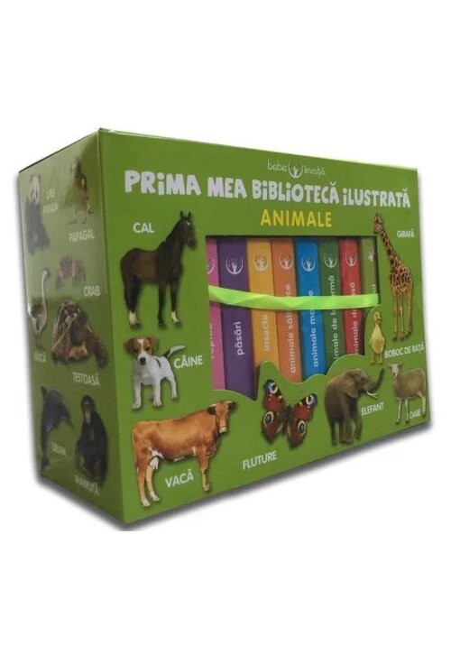 Pachet: Bebe invata. Prima mea biblioteca ilustrata. Animale