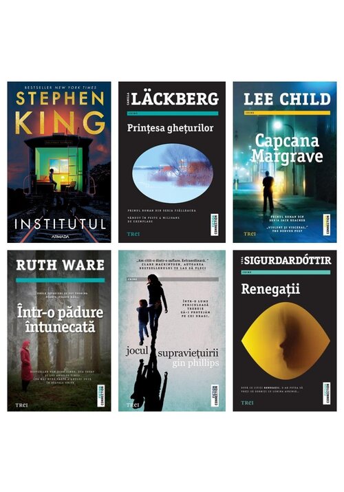 Pachet bestseller thriller. set 6 carti