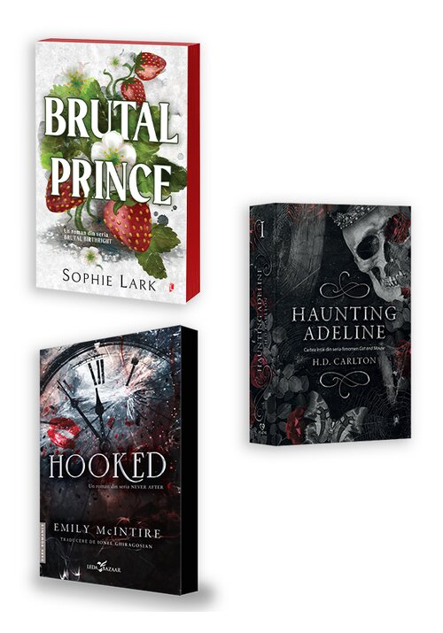 Vezi detalii pentru Pachet Brutal Prince + Hooked + Haunting Adeline. Set 3 carti