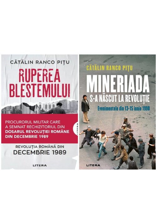 Pachet Catalin Ranco Pitu - Dosarele secrete ale revolutiei si mineriadei. Set 2 volume