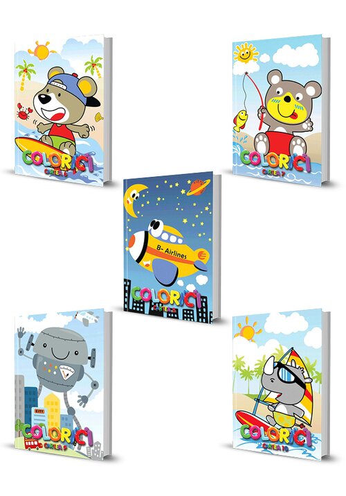 Pachet colorici. set 5 carti. vol 6 - 10