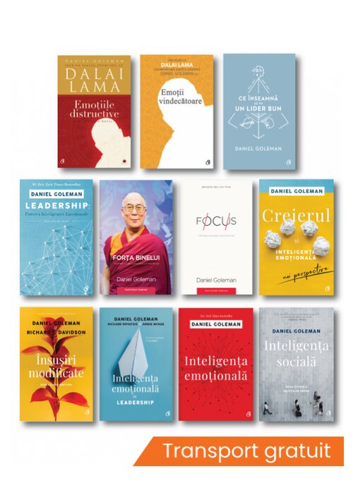 Pachet complet Daniel Goleman - Set 11 carti