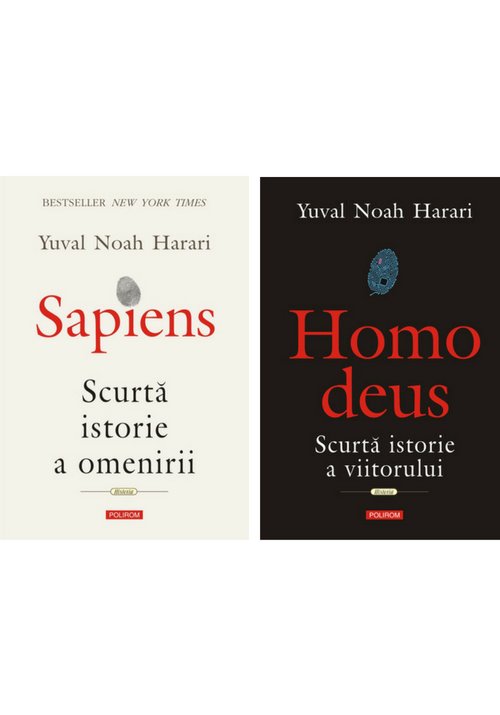 Pachet de autor Yuval Noah Harari - 2 volume: Sapiens si Homo Deus