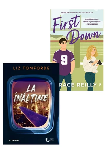 Pachet First Down + La inaltime. Set 2 carti