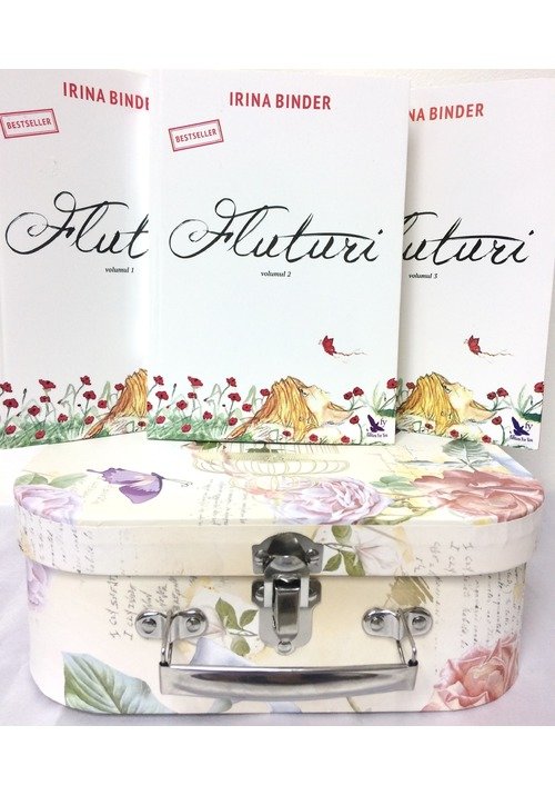 Pachet fluturi 3 volume + cufar fluturi
