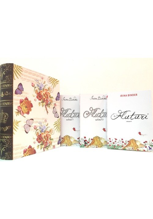 Pachet fluturi 3 volume + cutie cadou in forma de carte