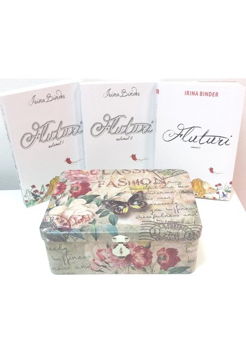 Pachet fluturi 3 volume + cutie fluturi cadou