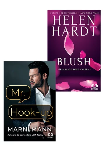 Pachet  Mr. Hook-up + Blush. Set 2 carti