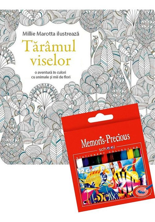 Pachet Taramul viselor + Set 12 Creioane colorate