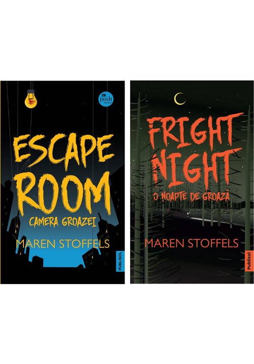 Pachet thriller escape room + fright night. set 2 carti