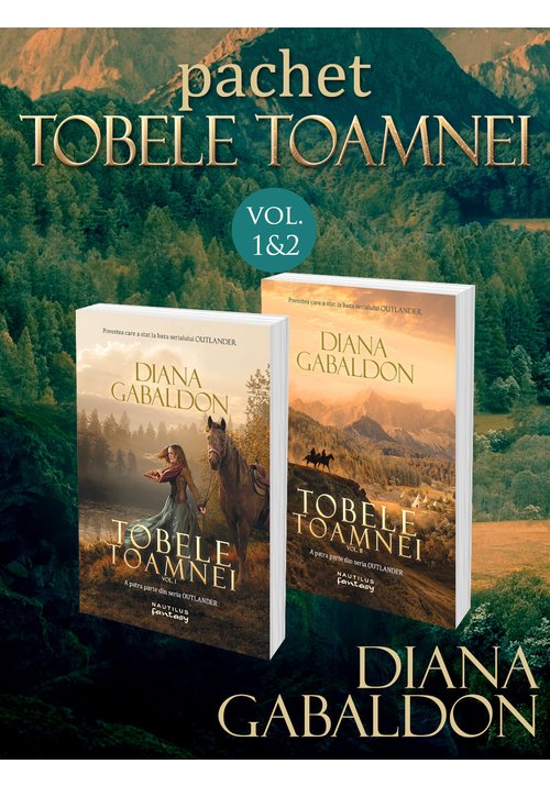 Pachet tobele toamnei - set 2 volume. seria outlander, partea a iv-a