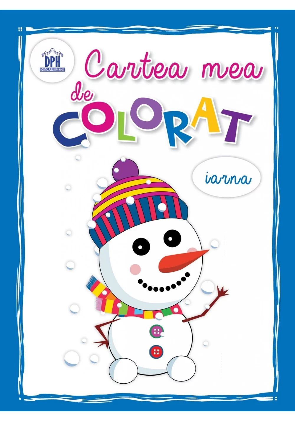 Cartea mea de colorat: Iarna
