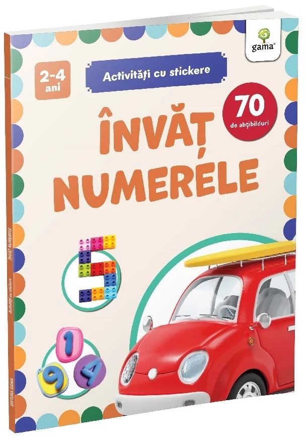 Invat numerele/ Activitati cu stickere