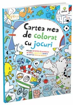 Cartea mea de colorat cu jocuri