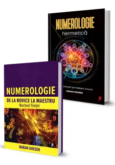 Pachet Numerologie de la novice la maestru. Nucleul fiintei + Numerologie hermetica. Set 2 carti
