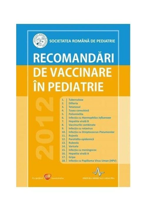 Recomandari de vaccinare in pediatrie