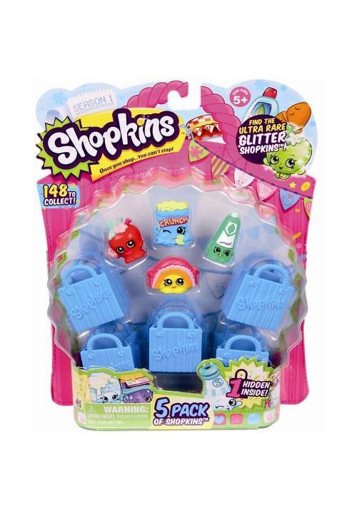 Shopkins 5 Figurine cu Accesorii