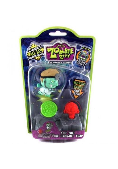 Zombie Zity Figurina pe Blister Flip Out Fire Hydrant Trap
