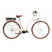 Bicicleta Electrica Le Grand eLille 3, Bej/Alb, Marimea L, Roti 28 Inch