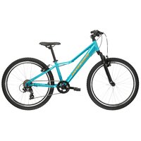 Bicicleta Kross Hexagon Jr 1.0, roti 24 inch, blue / orange / glossy