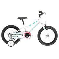 Bicicleta Kross Mini 3.0 roti 16 inch, white / celadon / coral / glossy