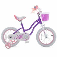 Bicicleta RoyalBaby Star Girl Coaster Brake 14 Purple