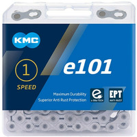 Lant KMC E101 EPT Single-Speed 112 Zale Ebike Argintiu